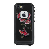 Tropische hibiscus bloemen LifeProof iPhone hoesje (Achterkant)