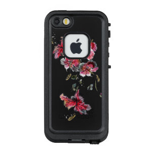 Tropische hibiscus bloemen LifeProof FRÄ’ iPhone SE/5/5s hoesje