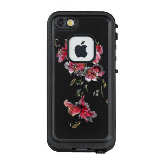 Tropische hibiscus bloemen LifeProof FRÄ’ iPhone SE/5/5s hoesje