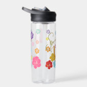 Tropische Hibiscus Bloemen & Zomer Vibes Waterfles (Rechts)