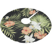 Tropische hibiscus:  bloemmotief kerstboom rok (Gekanteld)