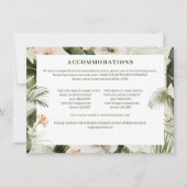 Tropische hibiscus boho pastel Bruiloft Notitiekaartje (Voorkant)