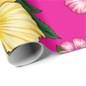 Tropische Hibiscus Cadeaupapier (Rol Hoek)