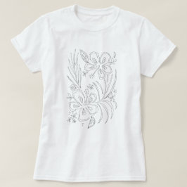 Tropische Hibiscus Colour T-shirt