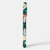 Tropische Hibiscus en Palmbladeren Patroon Case-Mate iPhone Case (Achterkant / Rechts)