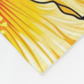 Tropische Hibiscus Fleece Deken (Hoek)