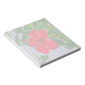 Tropische HIbiscus Floral Print Notitieblok (Schuin)