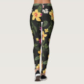 Tropische Hibiscus Floral Ultra Leggings (Achterkant)