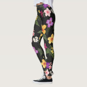 Tropische Hibiscus Floral Ultra Leggings (Links)