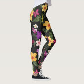 Tropische Hibiscus Floral Ultra Leggings (Rechts)