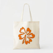 Tropische Hibiscus Flower Canvas tas - Oranje (Voorkant)