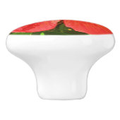 Tropische Hibiscus Flower Keramische Knop (Zijkant)