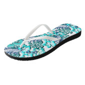 Tropische Hibiscus Flower Teenslippers (Schuin)