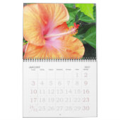 Tropische Hibiscus Flowers Agenda Kalender (Jan 2027)
