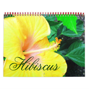 Tropische Hibiscus Flowers Agenda Kalender