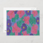 Tropische Hibiscus Flowers Briefkaart (Voorkant / Achterkant)