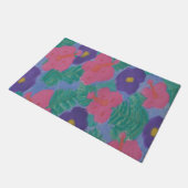 Tropische Hibiscus Flowers Cloth Deurmat (Schuin)