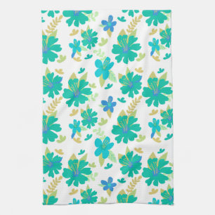 Tropische Hibiscus Flowers Kitchen Tea Towel Theedoek