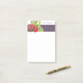 Tropische Hibiscus Flowers Summer Beach Botanical Post-it® Notes (Op bureau)