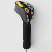 Tropische Hibiscus Golfheadcover (Schuin)