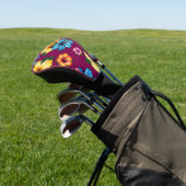 Tropische Hibiscus Golfheadcover (Insitu)