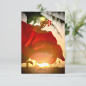 Tropische Hibiscus - Hartelijk dank Bedankkaart (Staand voorkant)