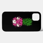 Tropische Hibiscus Hawaiian Pineapple Aloha Hawaii Case-Mate iPhone Case (Achterkant (horizontaal))