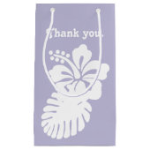 Tropische Hibiscus in Lavendel Cadeautas (Voorkant)