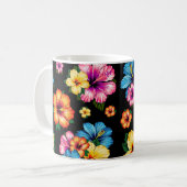 Tropische Hibiscus Koffiemok (Voorkant links)