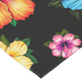 Tropische Hibiscus Korte Tafelloper (Hoek)