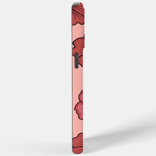 Tropische hibiscus patroon gepersonaliseerde iPhon Case-Mate iPhone Case (Achterkant / Rechts)