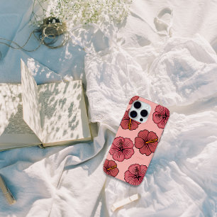 Tropische hibiscus patroon gepersonaliseerde iPhon iPhone 15 Pro Max Hoesje