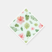 Tropische Hibiscus Servet (Hoek)