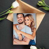 Tropische Hibiscus Strand bruiloft foto Save The Date