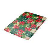 Tropische hibiscus strand stijl floral Bath Mat (Gekanteld)