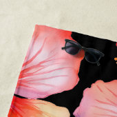 Tropische hibiscus strandlaken (In situ)