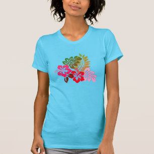 Tropische Hibiscus T-shirt
