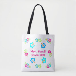 Tropische Hibiscus - Tote Tas