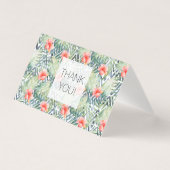 Tropische Hibiscus Tribal Bloemen Dank u Kaart (Voorkant)