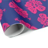 Tropische hibiscus voor een beetje paradijs thuis cadeaupapier (Rol Hoek)