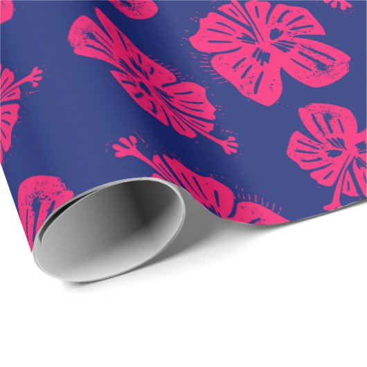 Tropische hibiscus voor een beetje paradijs thuis cadeaupapier (Rol Hoek)