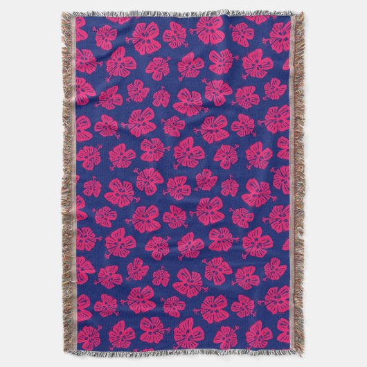 Tropische hibiscus voor een beetje paradijs thuis deken (Voorkant Verticaal)