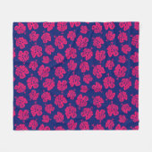 Tropische hibiscus voor een beetje paradijs thuis fleece deken (Voorkant (Horizontaal))