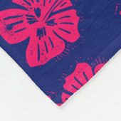 Tropische hibiscus voor een beetje paradijs thuis fleece deken (Hoek)