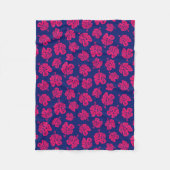 Tropische hibiscus voor een beetje paradijs thuis fleece deken (Voorkant)