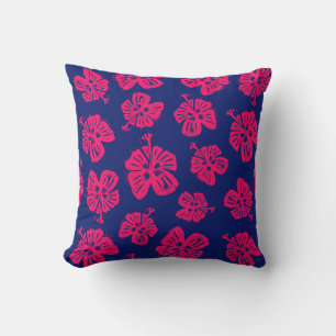 Tropische hibiscus voor een beetje paradijs thuis kussen