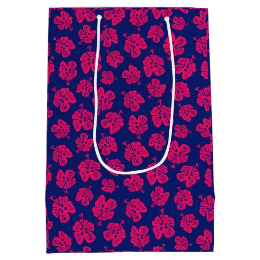 Tropische hibiscus voor een beetje paradijs thuis medium cadeauzakje (Achterkant)