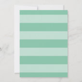 Tropische Hibiscus | Waterverf-Lau-bruiloft Kaart (Achterkant)