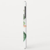 Tropische Hibiscus Waterverf met Monogram Case-Mate iPhone Case (Achterkant/links)