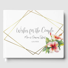 Tropische hibiscus Wedding Gastenboek
